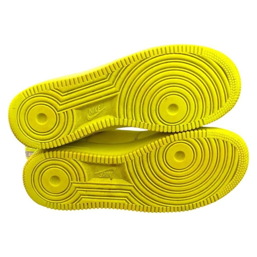 Nike Air Force 1 LV8 Utility Volt Sneakers Size 7Y AR1708-700‎ Neon Green Shoes - Picture 6 of 10